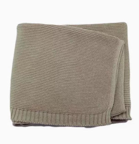 Nom brodé Baby tricoté coton Nap Personnalité Canapé Blanket
