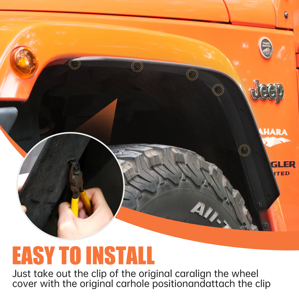 Fender Flares Compatible avec 2007-2018 Frappeur
