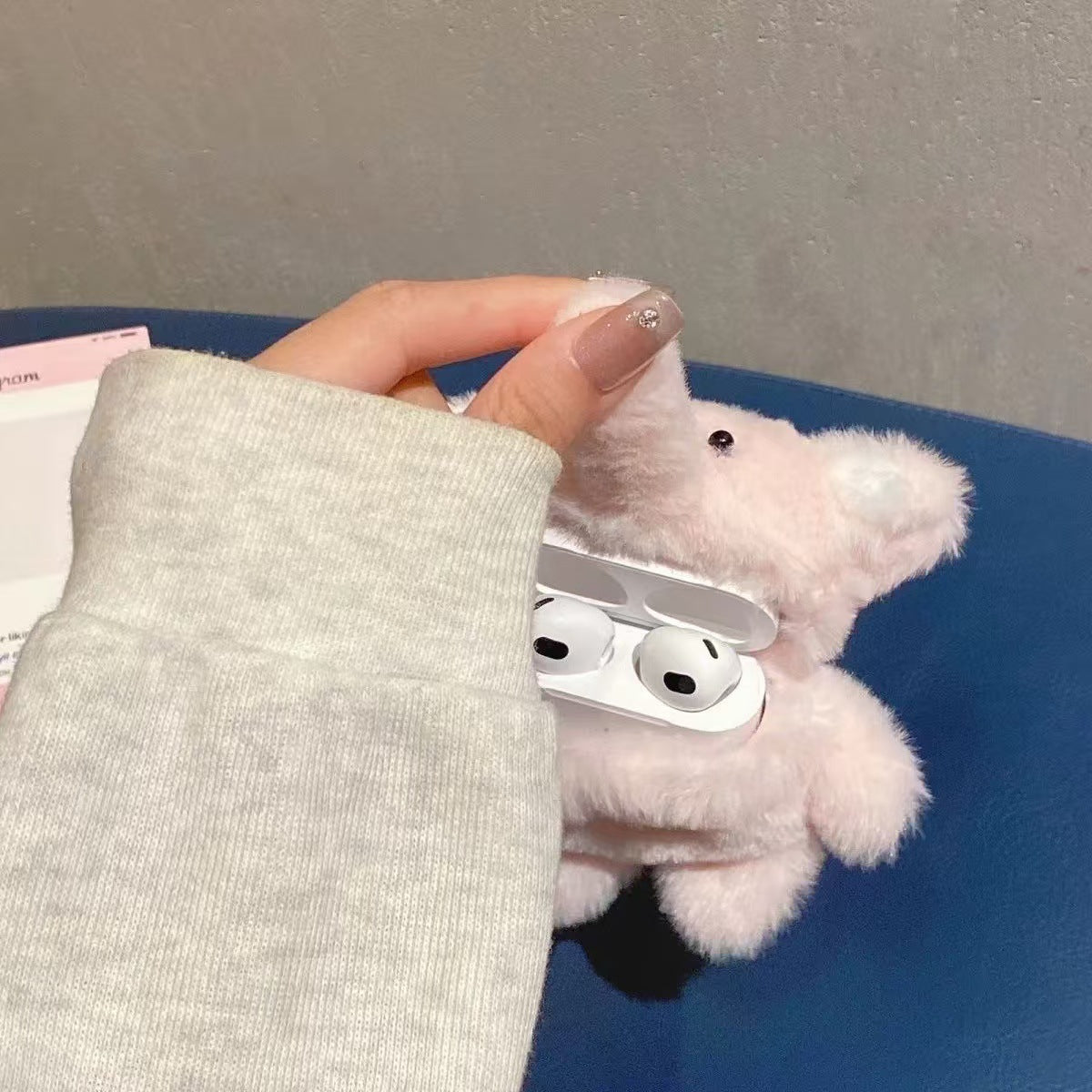 Étui d'écoute Bluetooth sans fil éléphant bébé Plush