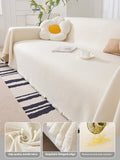 Sets de housse de canapé imperméable Teddy Plush de serviettes quatre saisons universel antidérapant