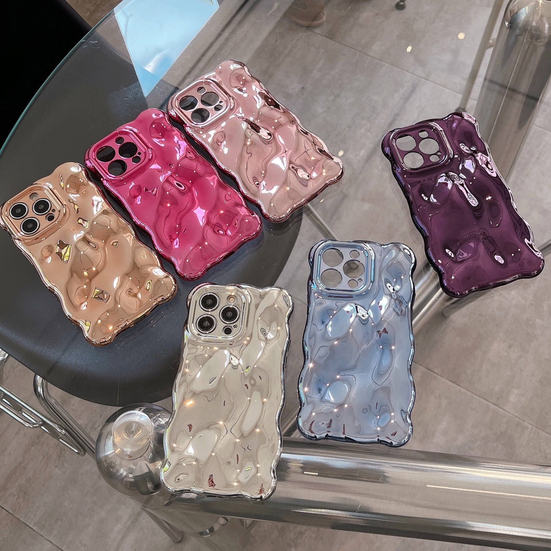 Couleur pure Bubble Shell Electroplating Sens avancé