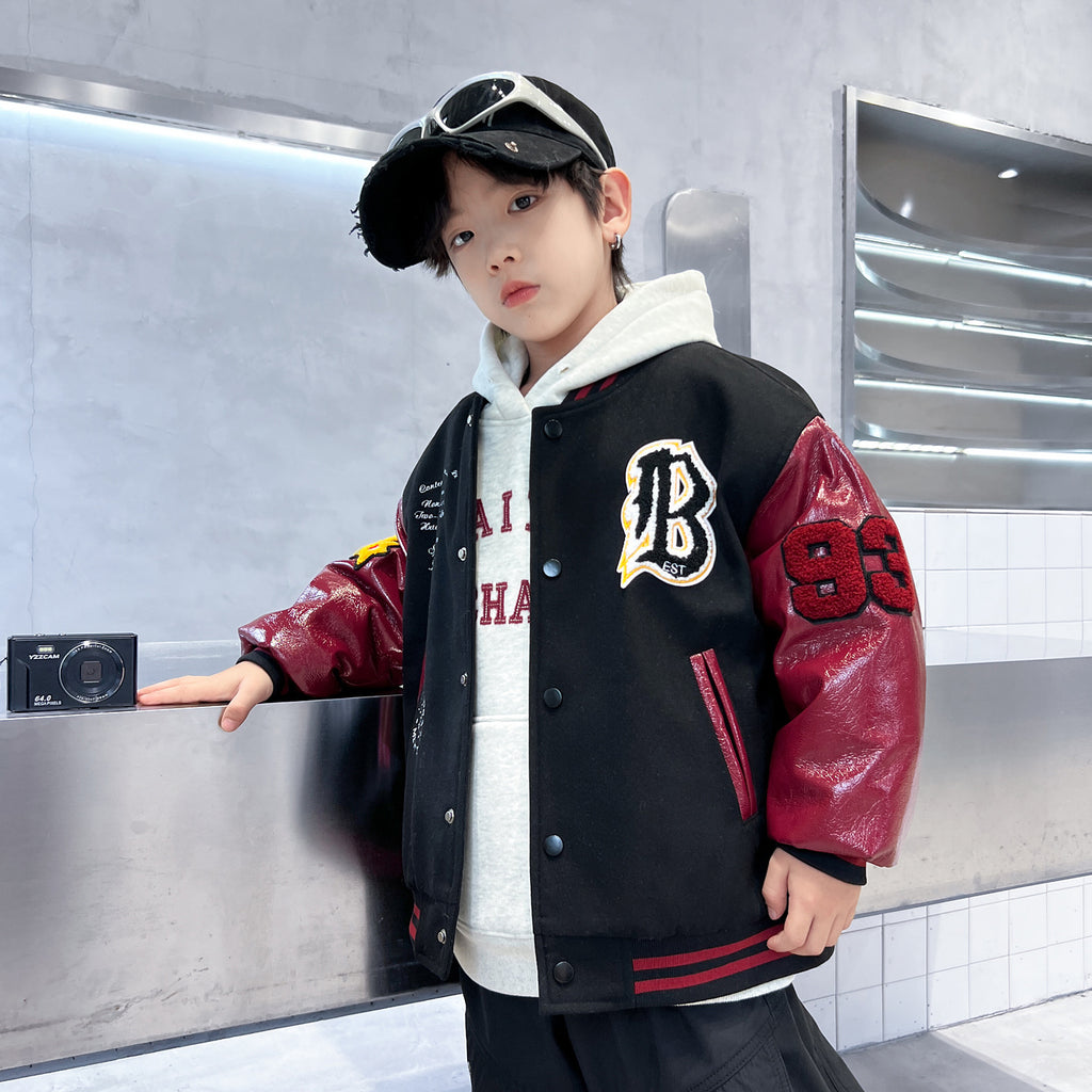 Cardigan décontracté mode pour les enfants Street-style Sports Top pour les bébés