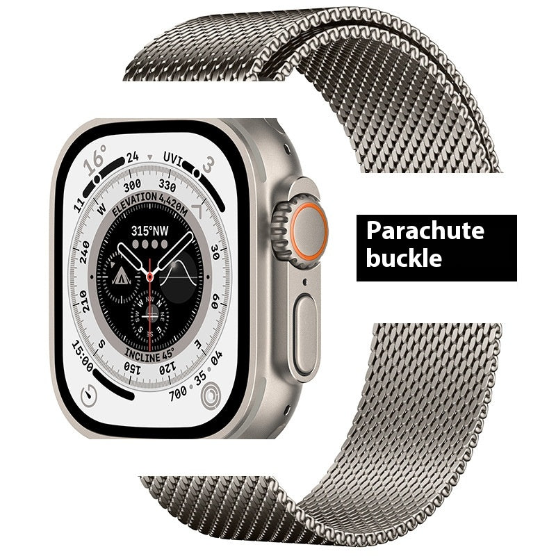 Bracelet de ceinture en acier parachute