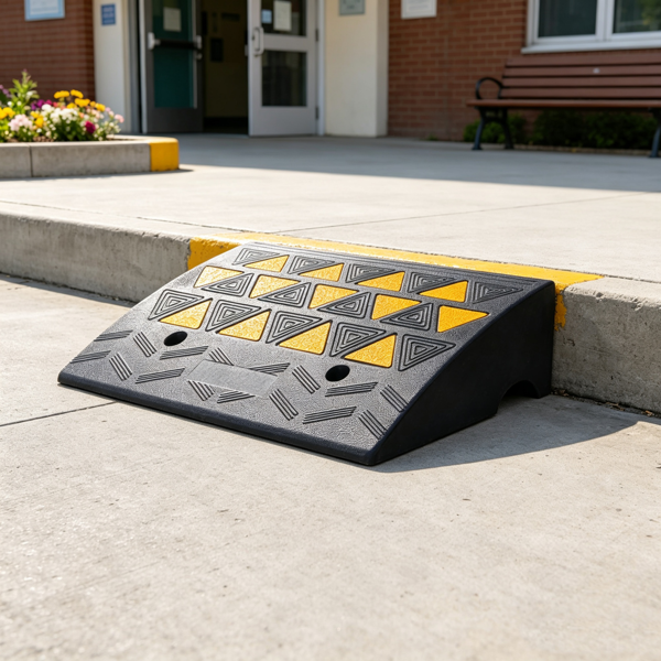 Ramp en caoutchouc montant de 6 pouces