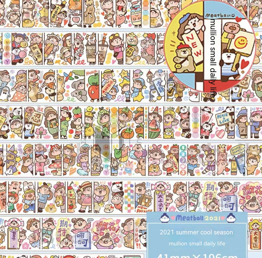 Bande hémorroïde Emballages Stickers Cartoon Cute Caractère