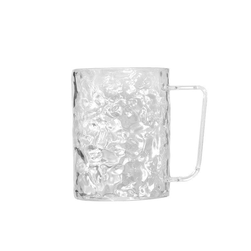 Coupe en plastique de lavage de bouche clair blanc-1 pièce