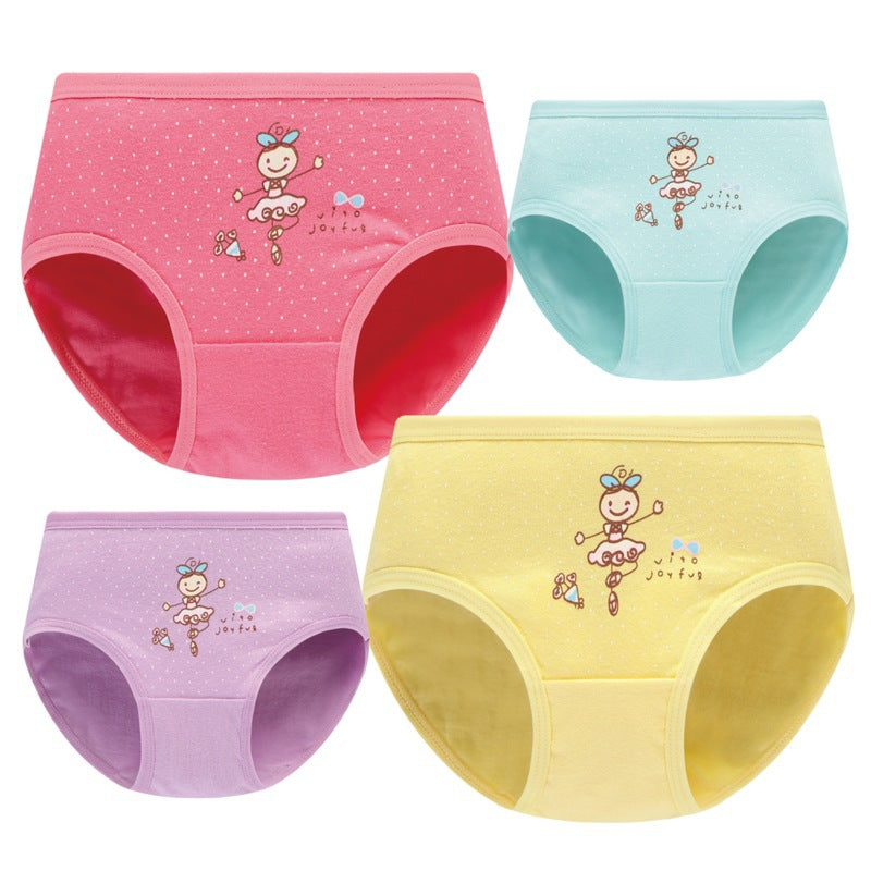 Sous-vêtements pour filles Coton Sous-vêtements pour enfants Slips pour bébés Short étudiant pour enfants
