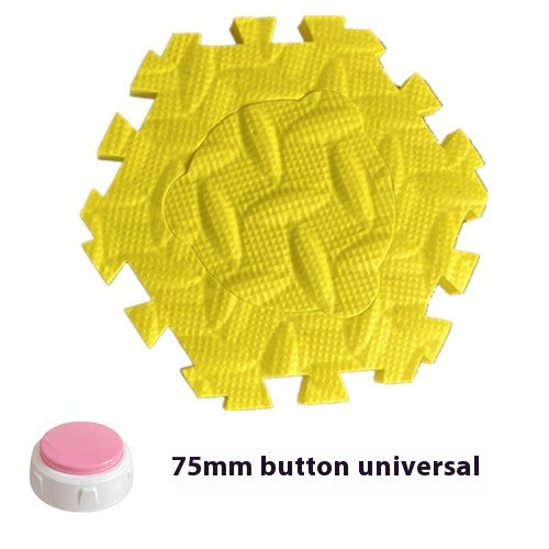 Pet Ac Bouton Mat antidérapant carré fixe dédié