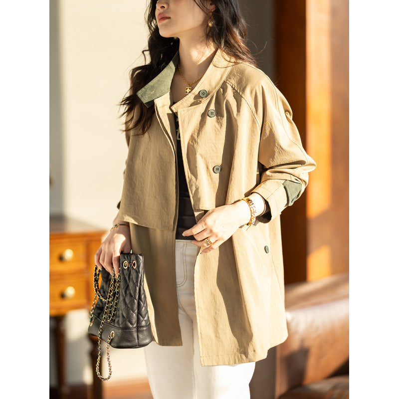 Vêtements de travail occasionnels mi-longueur Top pour l'automne