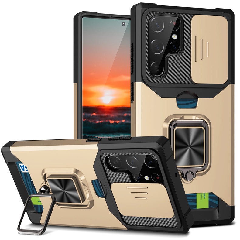 Housse de téléphone ultra-rapide coulissante pour carte