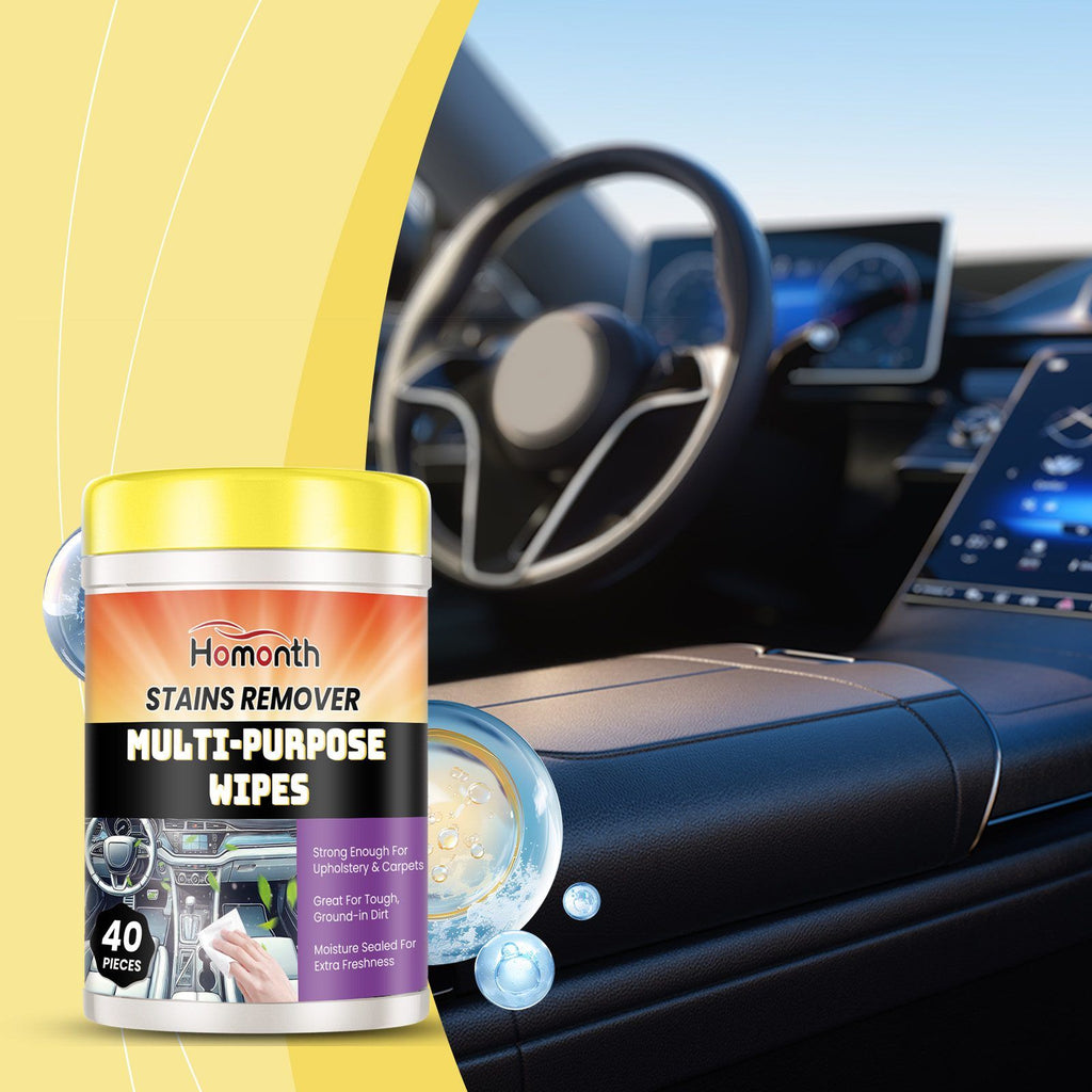 Wipes de nettoyage intérieur de l'automobile HOMONTH