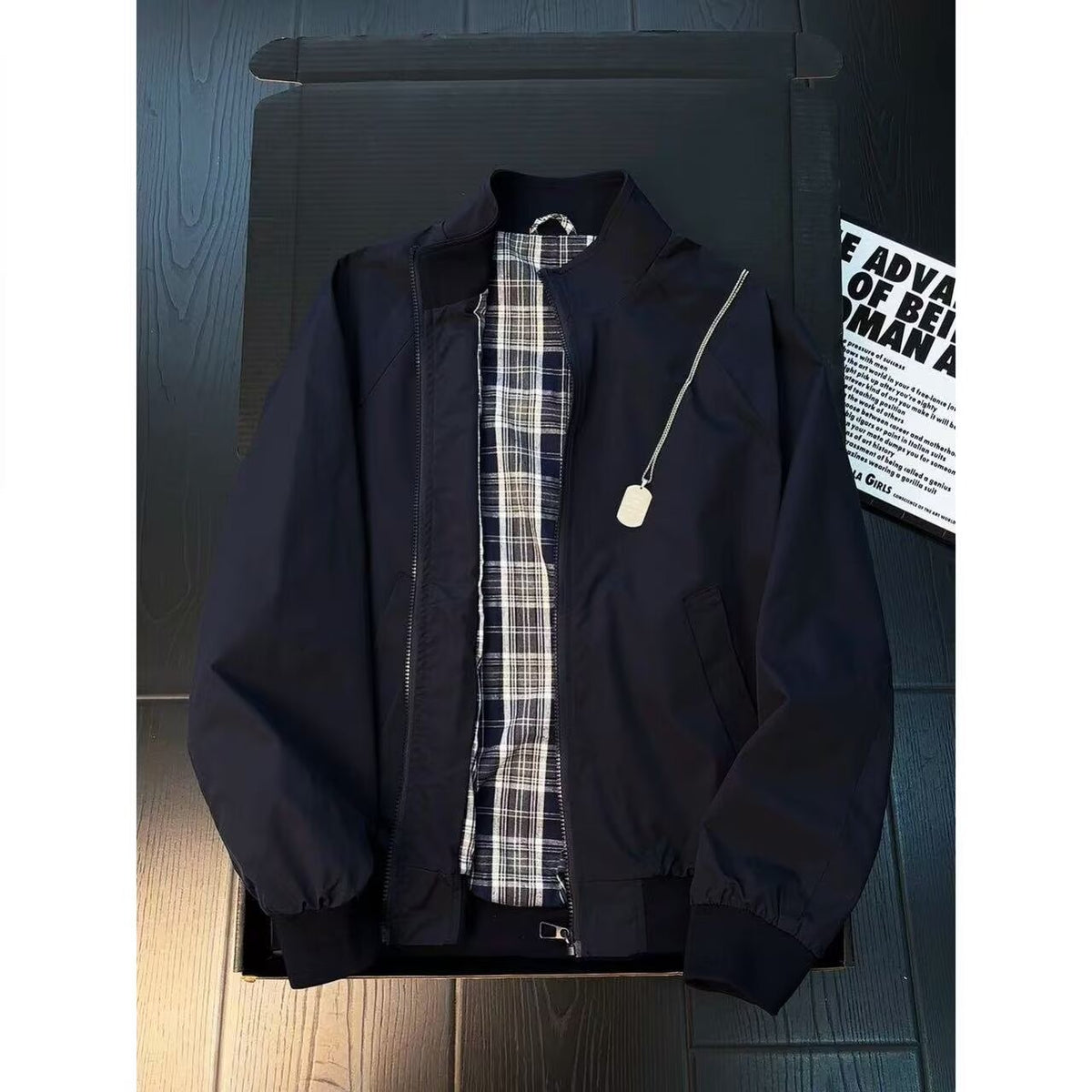 Veste Springautun style américain pour homme