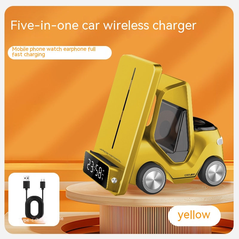 15W Bracket de recharge rapide d'appareils sans fil à trois en un