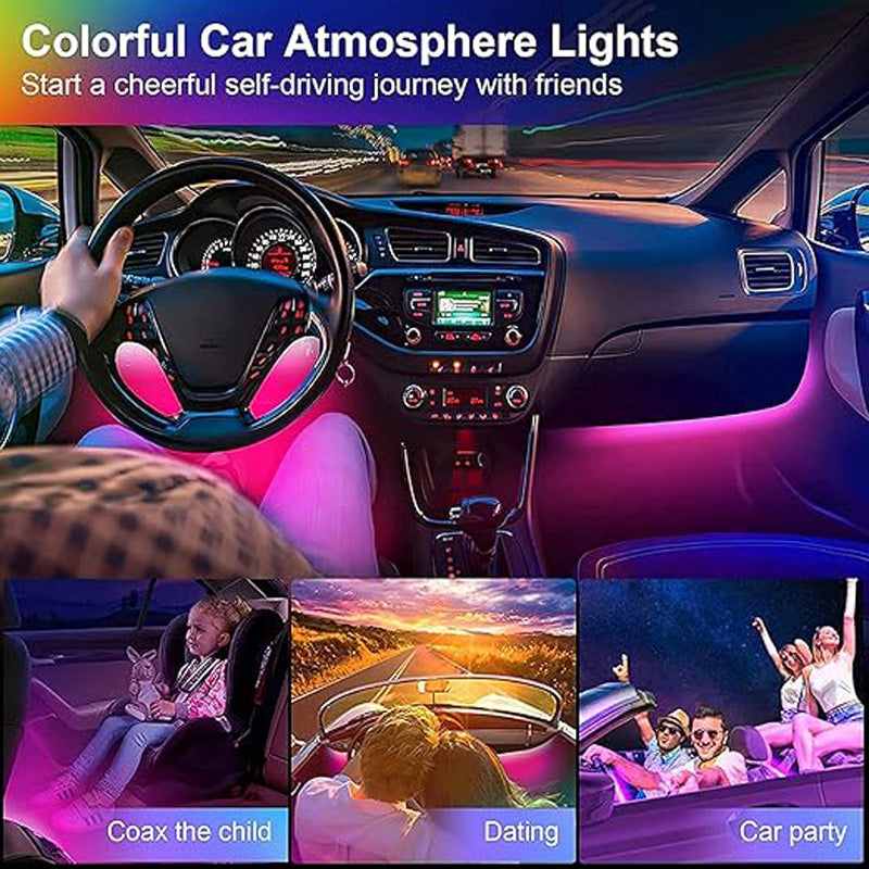 Kit de lumières de bande LED de voiture