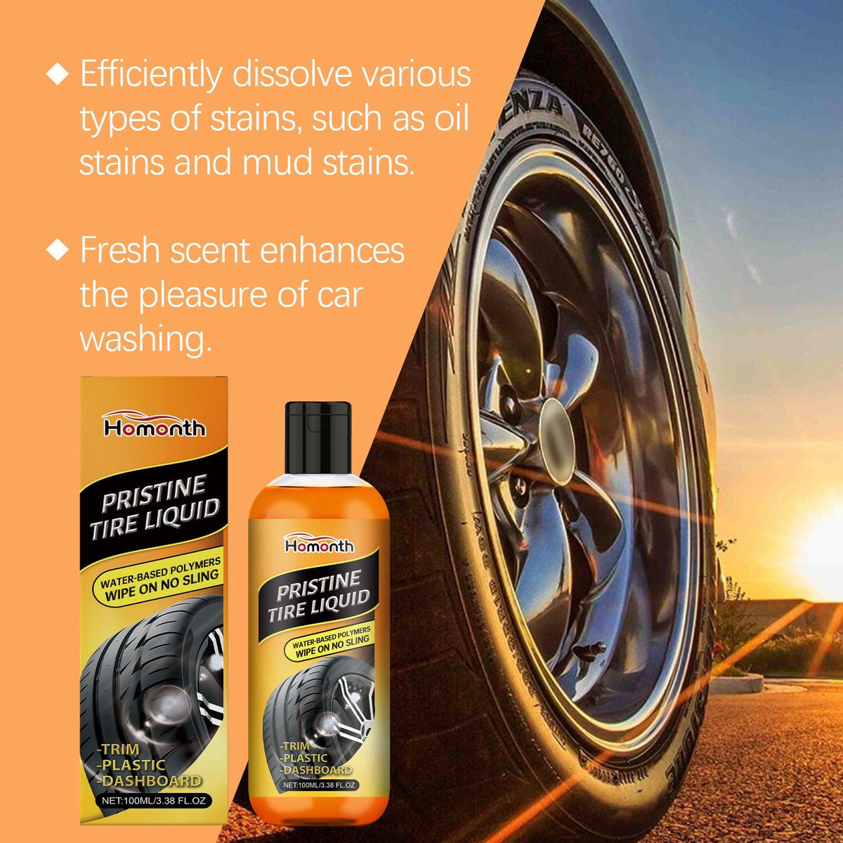 Nettoyeur de pneus pour automobiles HOMONTH
