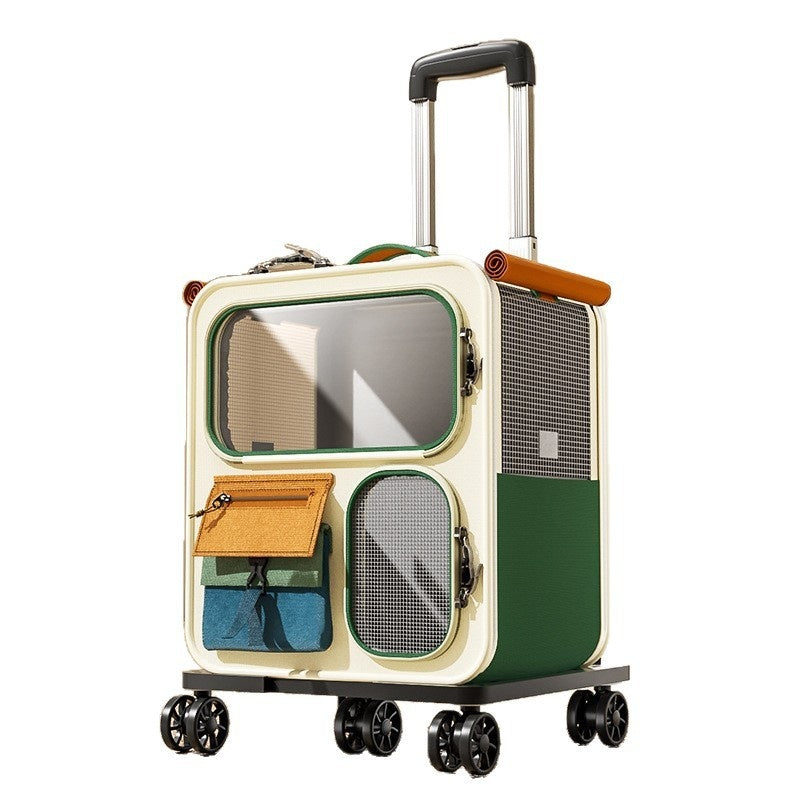 Porte-bagages de grande capacité Cat Carrier avec un sac multifonctionnel