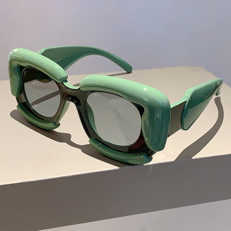 Lunettes de soleil à mode personnalisées de style Quirky Influenceur