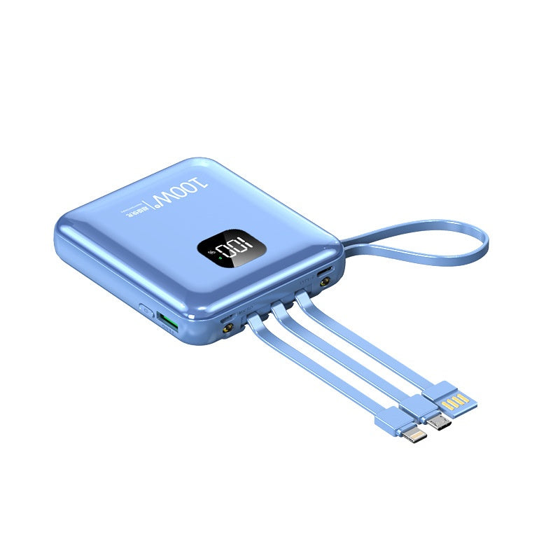 Mini-portable avec câble 20000 MA Power Bank PD225W Alimentation mobile