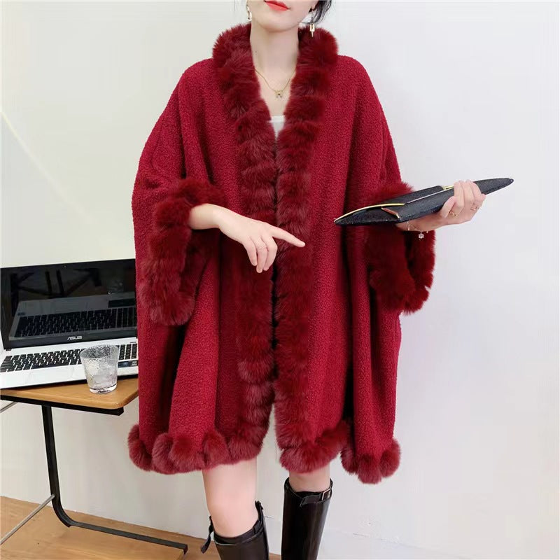 Couleur solide des femmes Casual automne et châle d'hiver