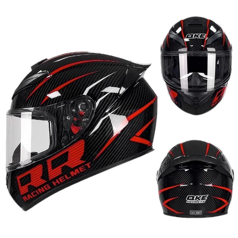 Casque de moto homme Bluetooth chaud plein visage quatre saisons