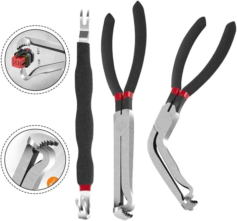 3x Connecteur électrique Déconnecter pinces pour voitures Automotive Plug Removal Tool