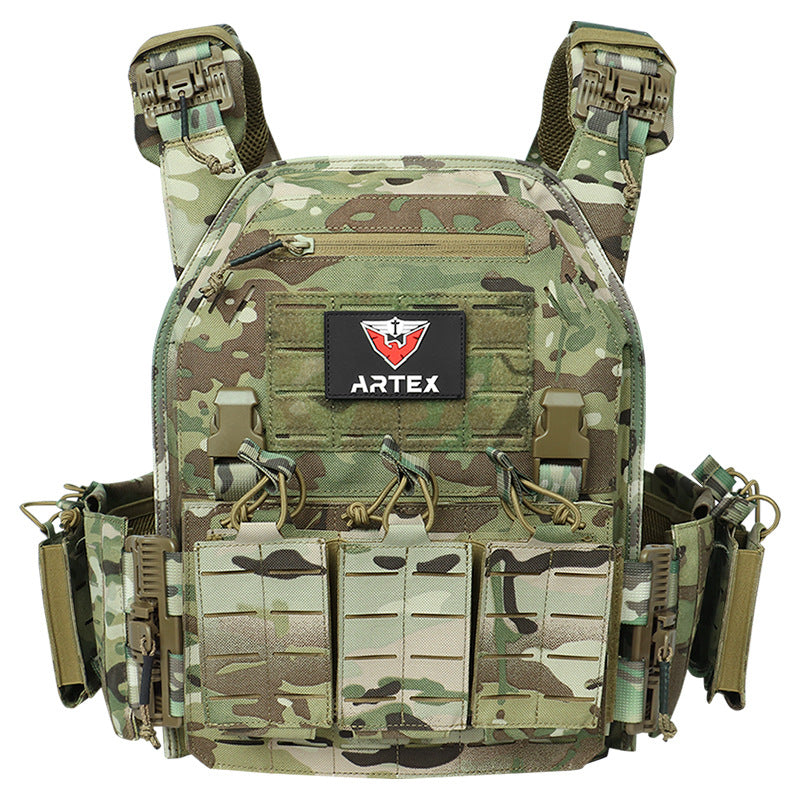 Laser d'éventail militaire multifonctionnel Artex Outdoor Largage rapide Veste tactique 6094 Tactica