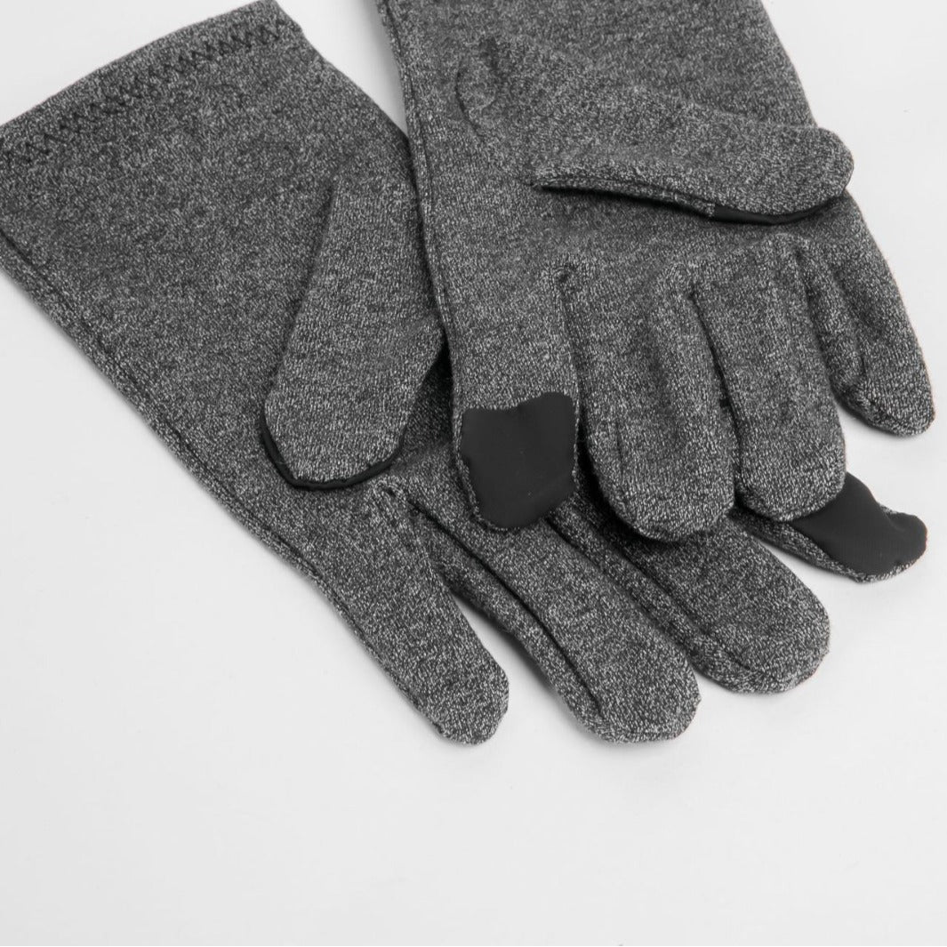 Gants de pression de santé à écran tactile gris