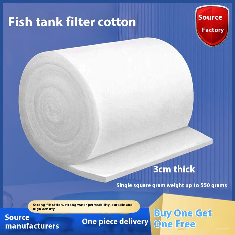Réservoir de poisson épaissé haute densité et haute perméabilité filtre coton
