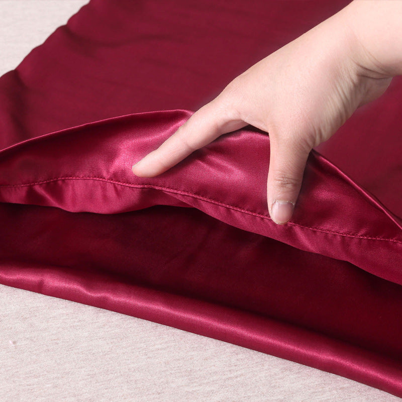 Satin de plusieurs couleurs Oreiller en soie