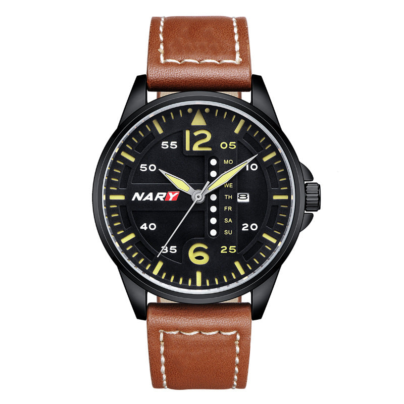 Montre Quartz résistante à l'eau pour hommes