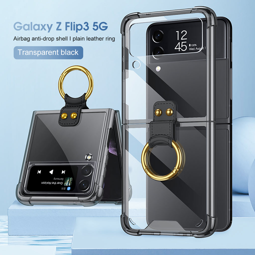 Coque de téléphone mobile pliant simple et créative gelé dur Shell couleur solide
