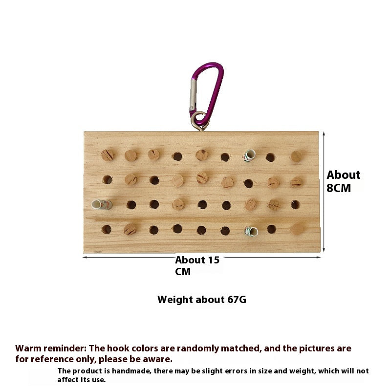 Jouets pour perroquet Formation Décompression Suspension Jouet de clavier en bois massif