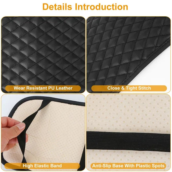 Couverture d'accoudoir de voiture PU Leather Auto Center Console Seat Box Protector Car Accessor