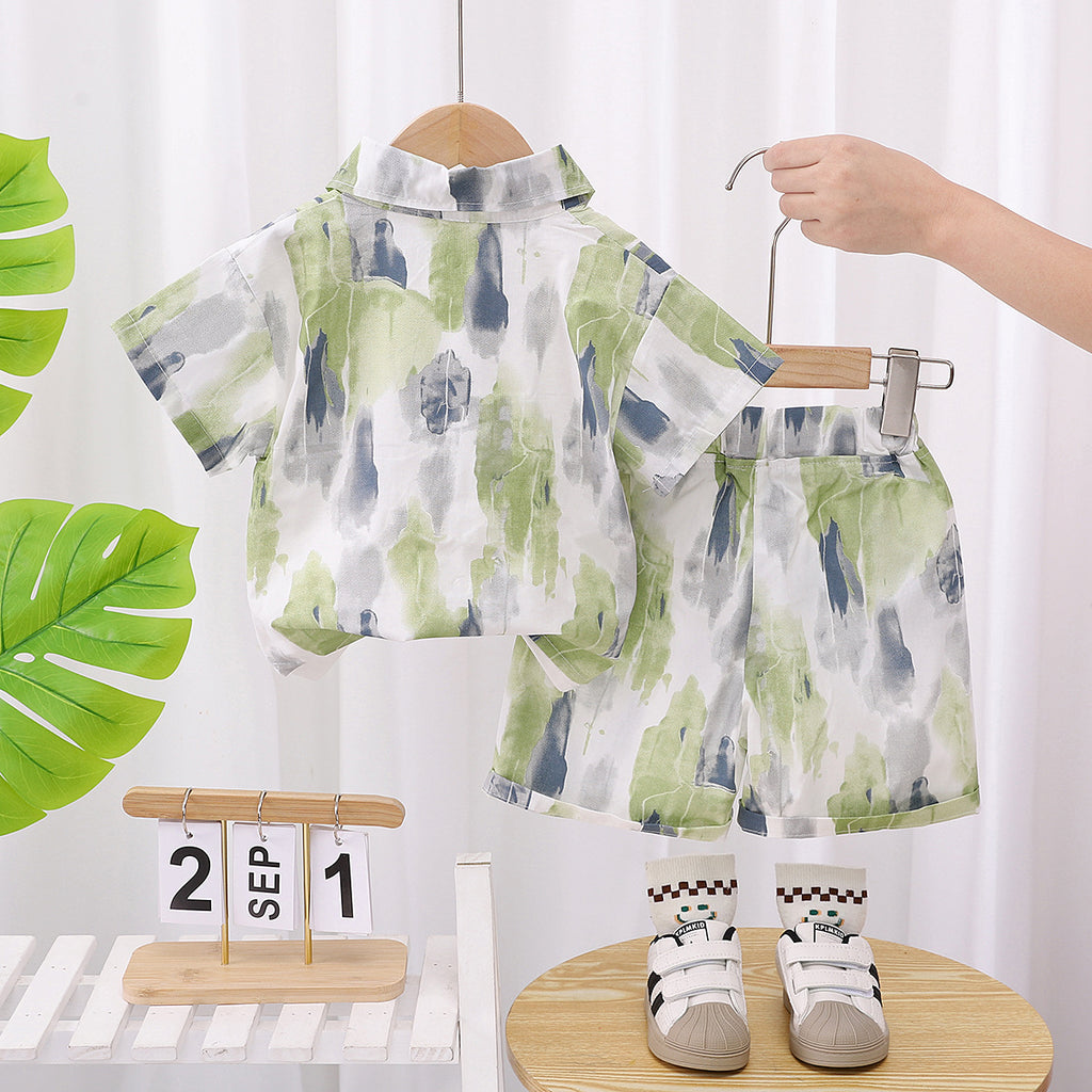 Top et pantalons à manches courtes pour garçons