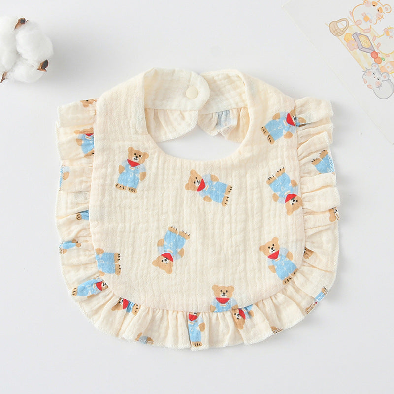 Bébé Muslin Bibs Adorable Animal Bandana Drool Bibs Pour Garçons et Filles Ultra Soft & Absorben
