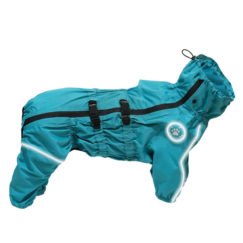 Veste de chien imperméable imperméable à quatre pattes