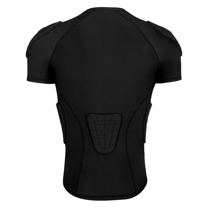 Vêtements anticollision de football Tight Basketball à manches courtes