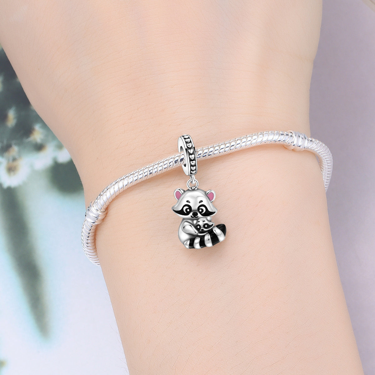Bamboo mignon Panda bricolage perles de cuivre pendentif accessoires