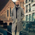 Manteau de laine de cachemire décontractée, souple