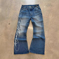 Jeans lavés vintage pour hommes