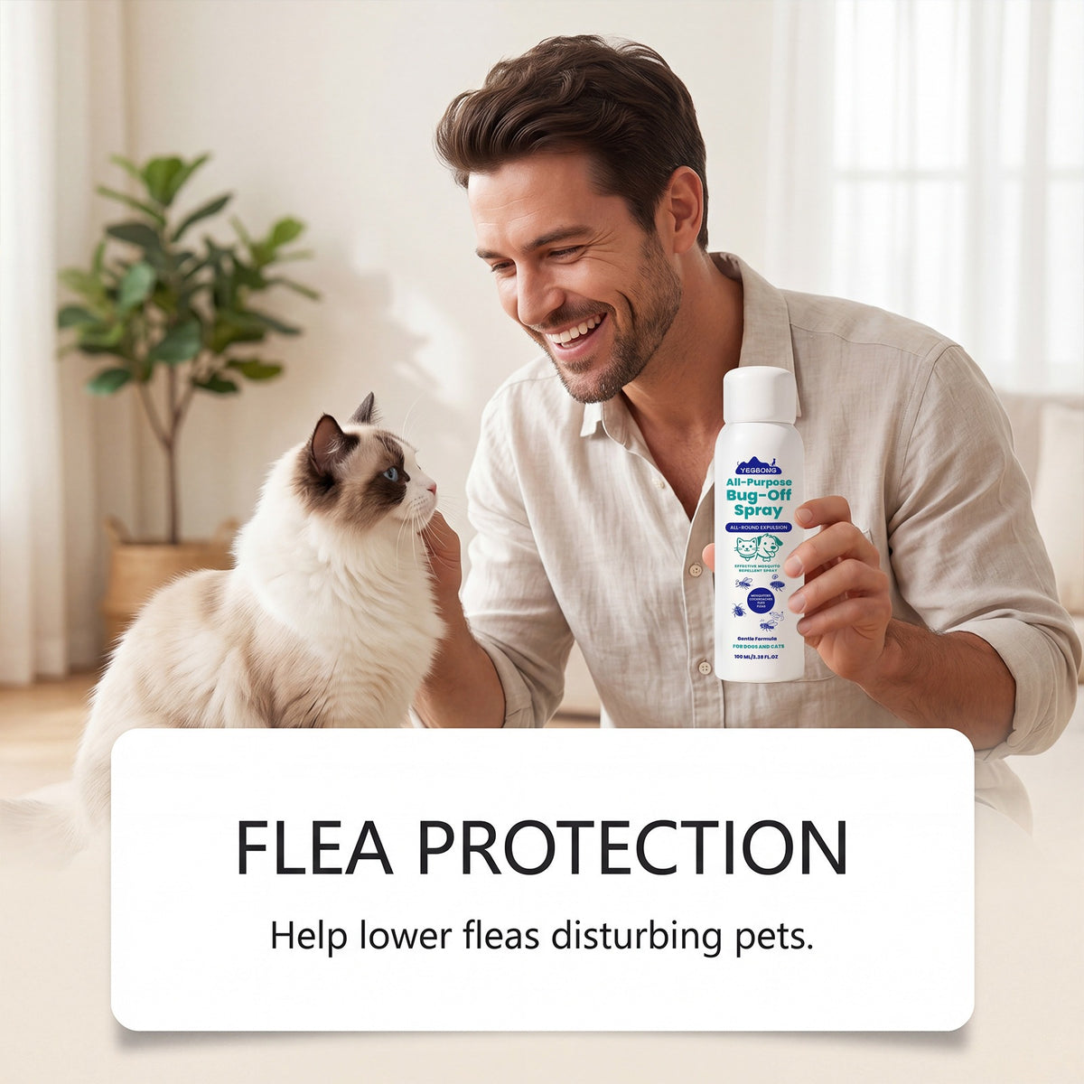 Spray de protection extérieure pour animaux de compagnie