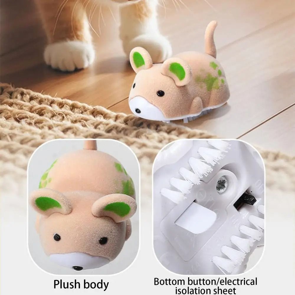 Avec Fu N Sounds Jouet interactif de hamster pour chats Jouet d'exercice pour animaux de compagnie