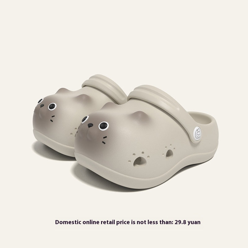 Kids' closed-toe outdoor slippers