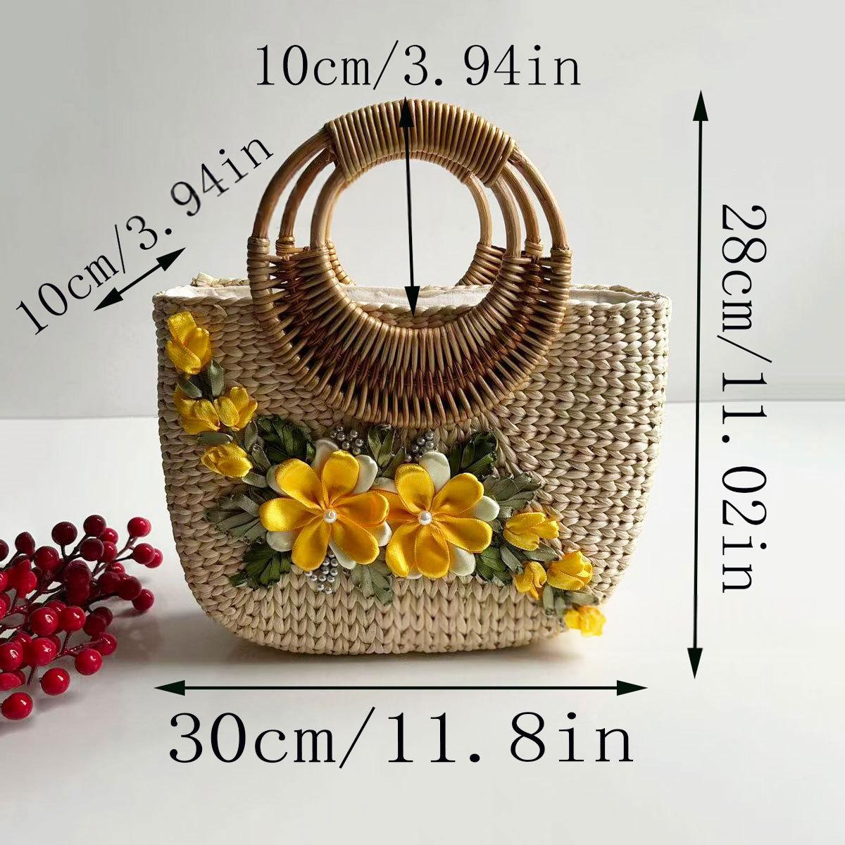 Sac en paille pour la plage et le bord de mer