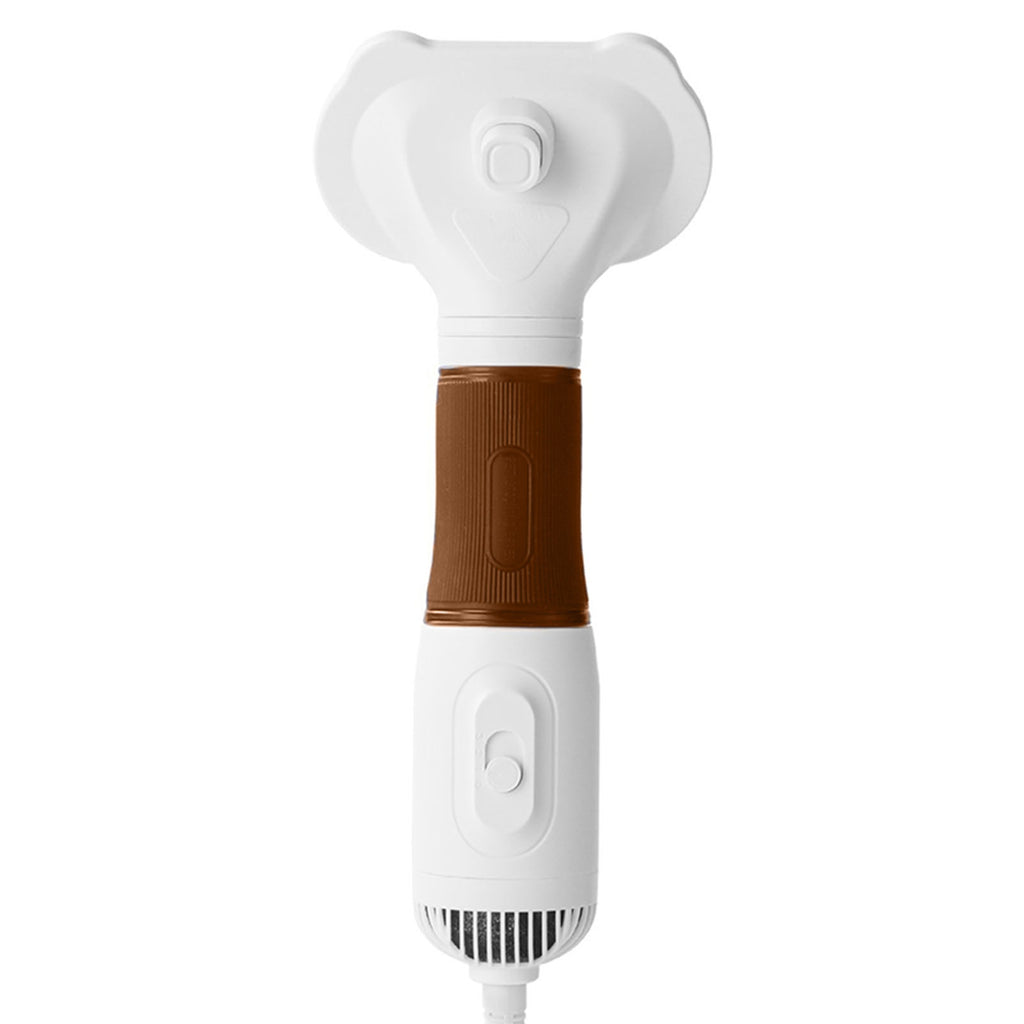 Sèche-cheveux pour animaux de compagnie avec brosse slicker faible bruit 600W 3 température réglable 3 en 1