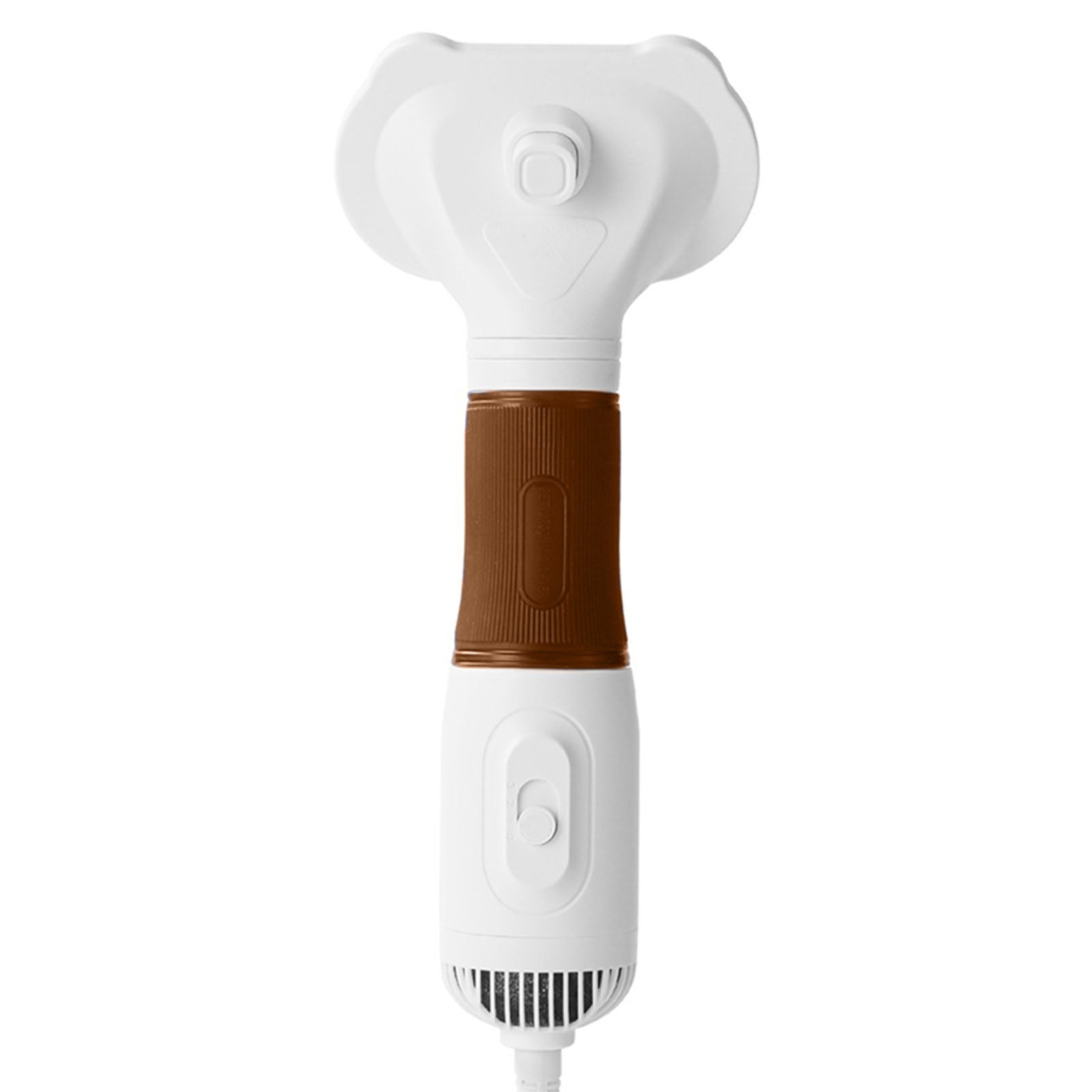 Sèche-cheveux pour animaux de compagnie avec brosse slicker faible bruit 600W 3 température réglable 3 en 1