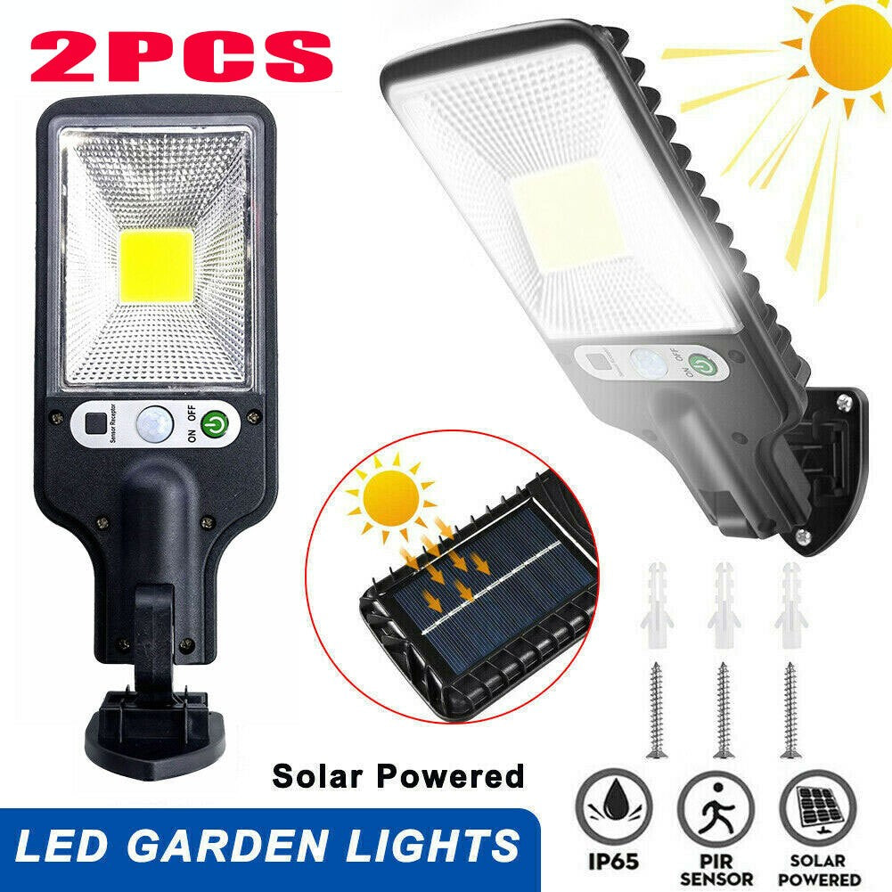 Solar Wall Light Motion Sensor Outdoor Garden Security Street Lampe doit fournir un Hazarou