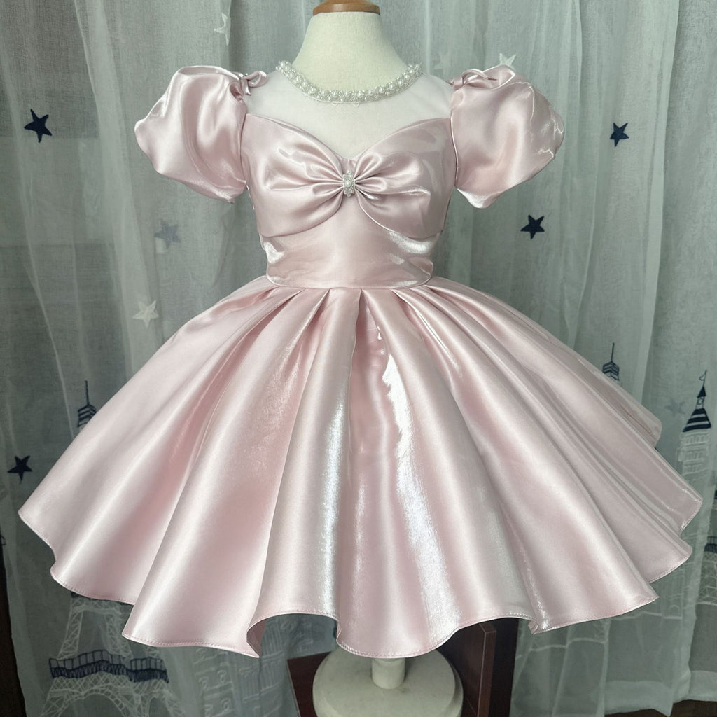 Robe de fille de fleur pour une petite fille Premier anniversaire