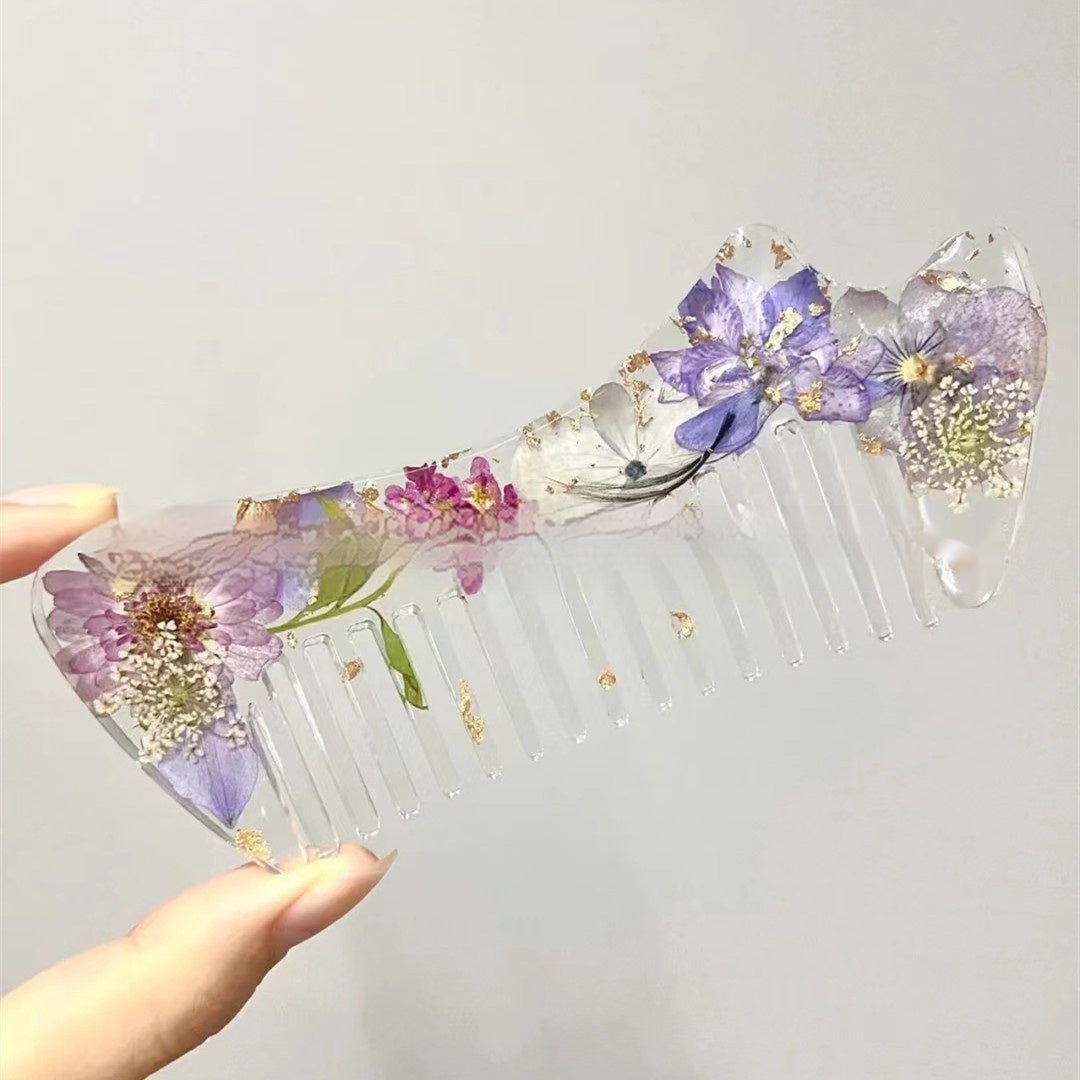 Miroir de colle de cristal peigne brillant