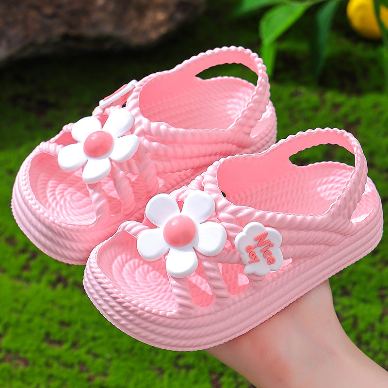 Sandales de filles Été Mode Princesse Chaussures Outdoor Non-slip